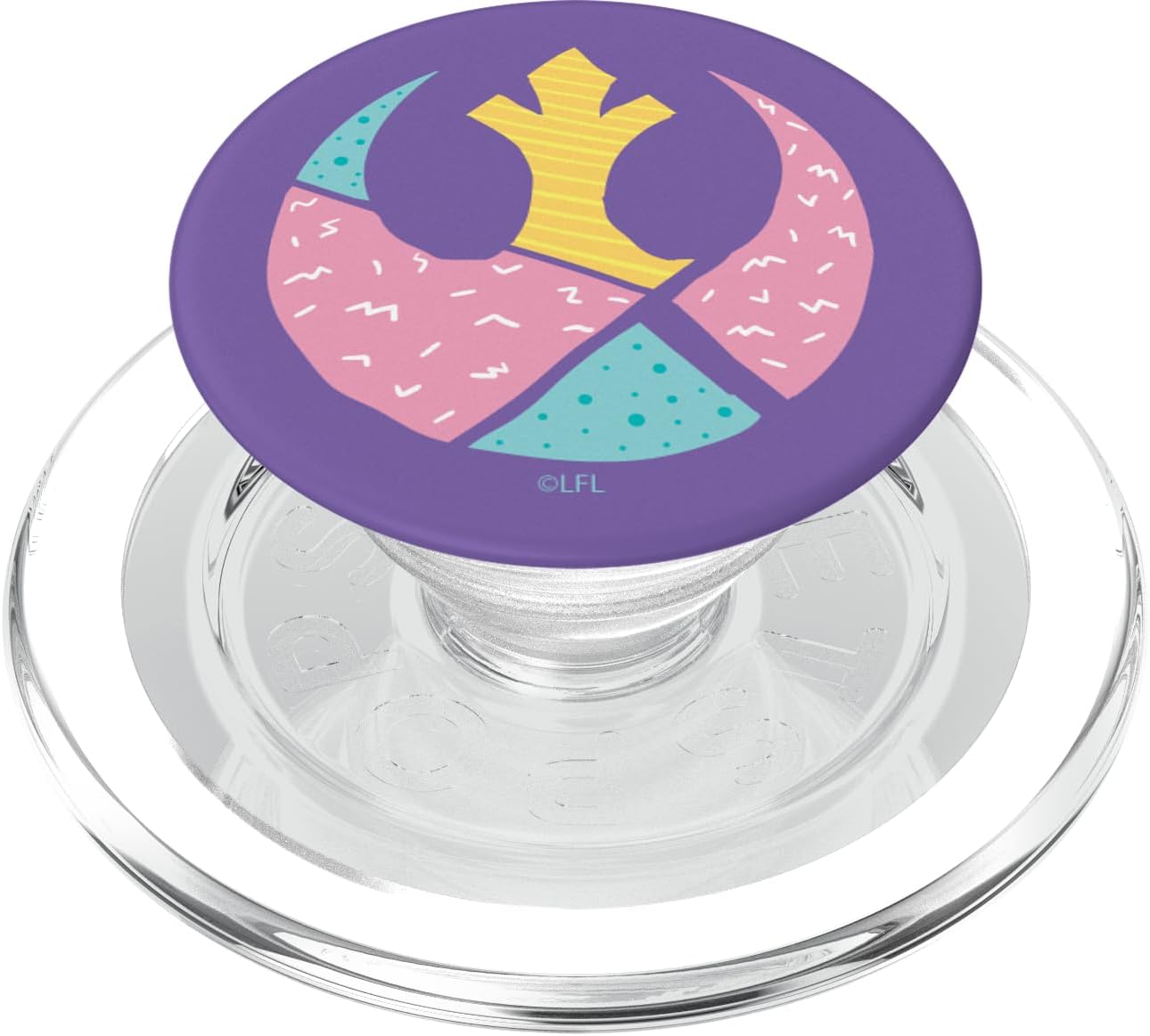 Star Wars Rebel Alliance Icon Purple Pastels PopSockets MagSafe PopGrip for iPhone