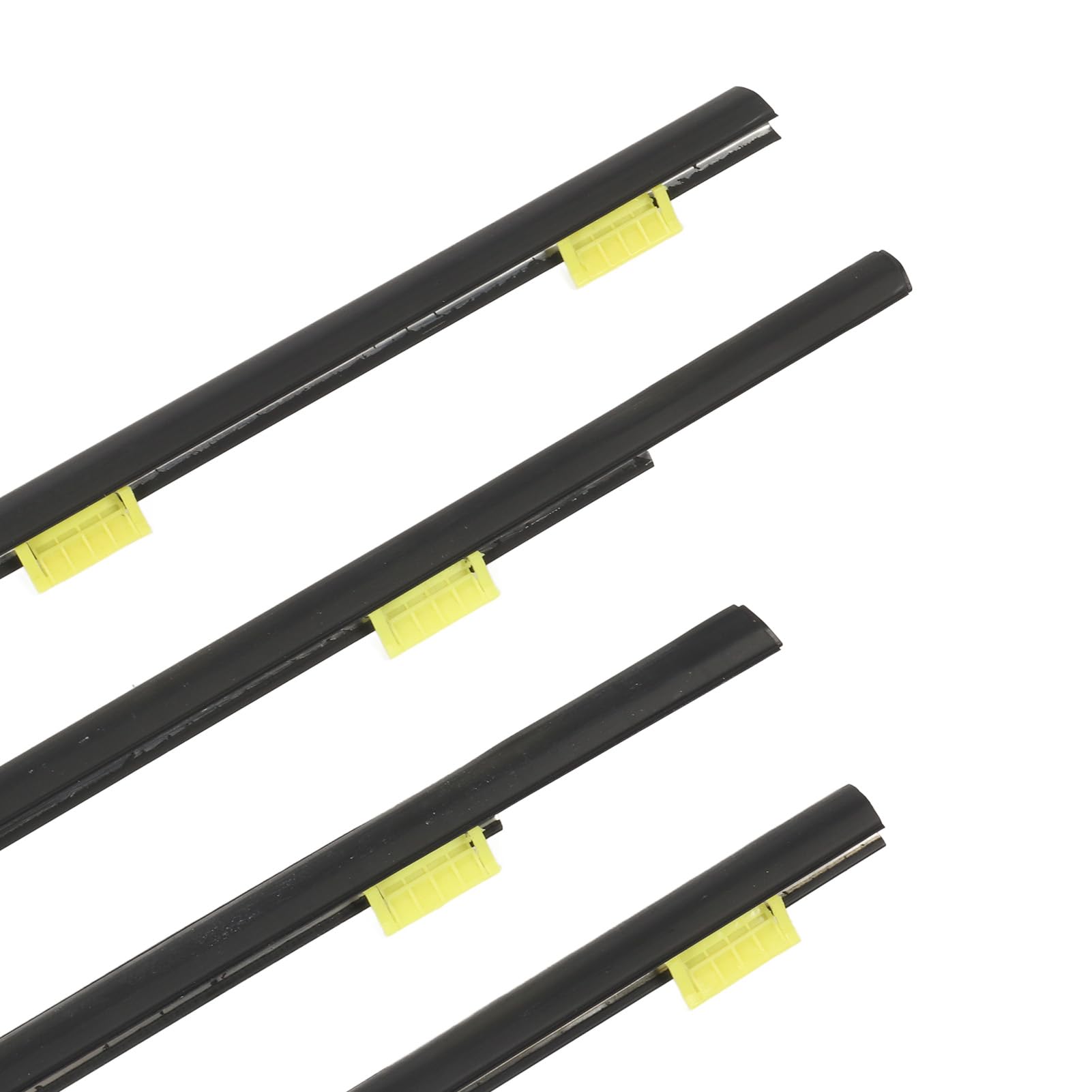 Akozon Jeu de Ceintures d'étanchéité de Porte, Coupe-froid Durable pour CRV 2002 – 2006, Moulage de Fenêtre Extérieure Avant et Arrière
