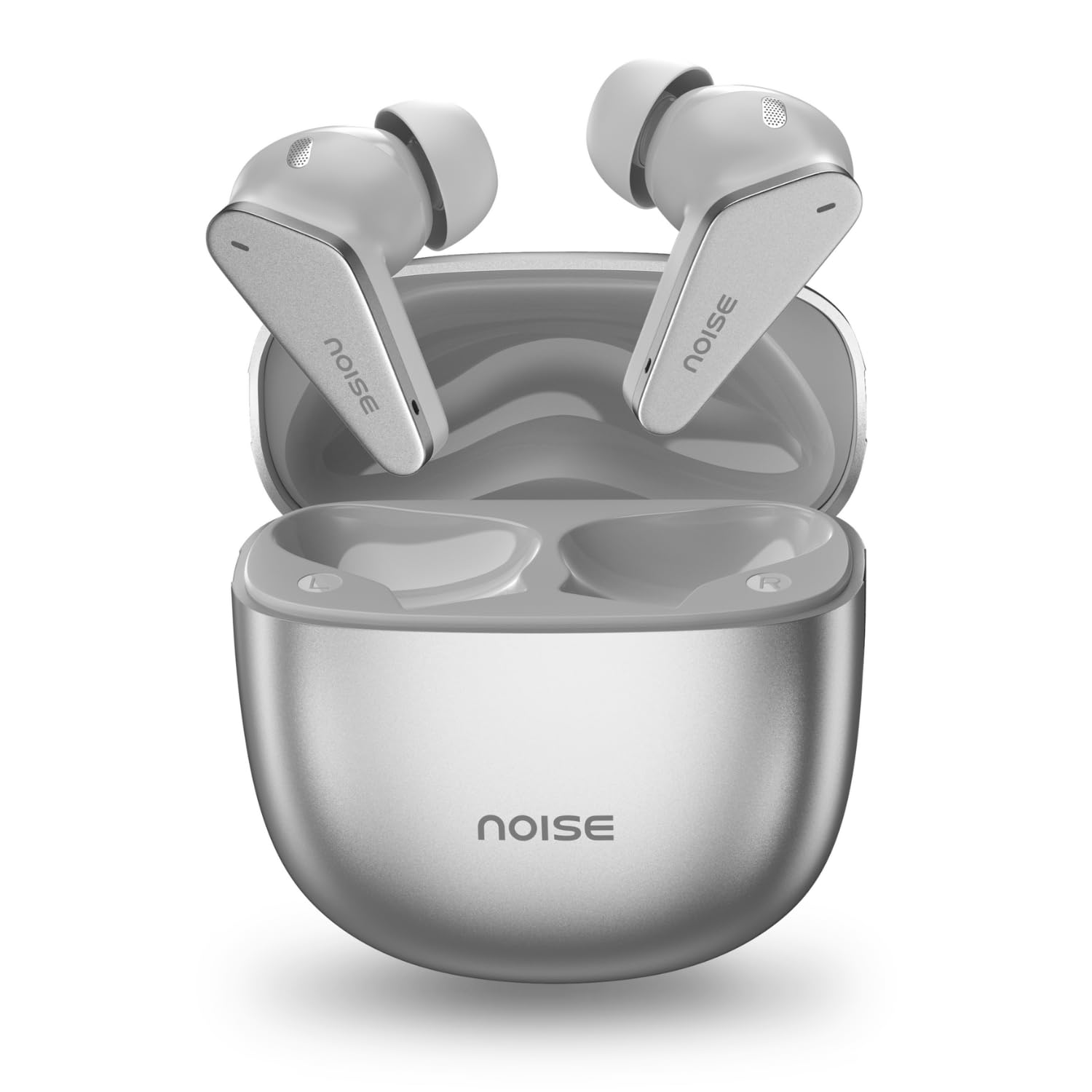 Noise Newly Launched Buds Vector Truly Wireless Earbuds with Hi-Res LDAC, 40H of Playtime, Quad Mic with ENC, Instacharge(10 Min=120 Min), BT V5.3 (Lunar Silver)-image-31