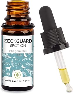 ZeckGuard - Natural Spot On - Tick Protection for Dogs and Cats - With Organic Coconut Oil and Organic Black Cumin Oil - Sufficient for the Entire Z Season product image