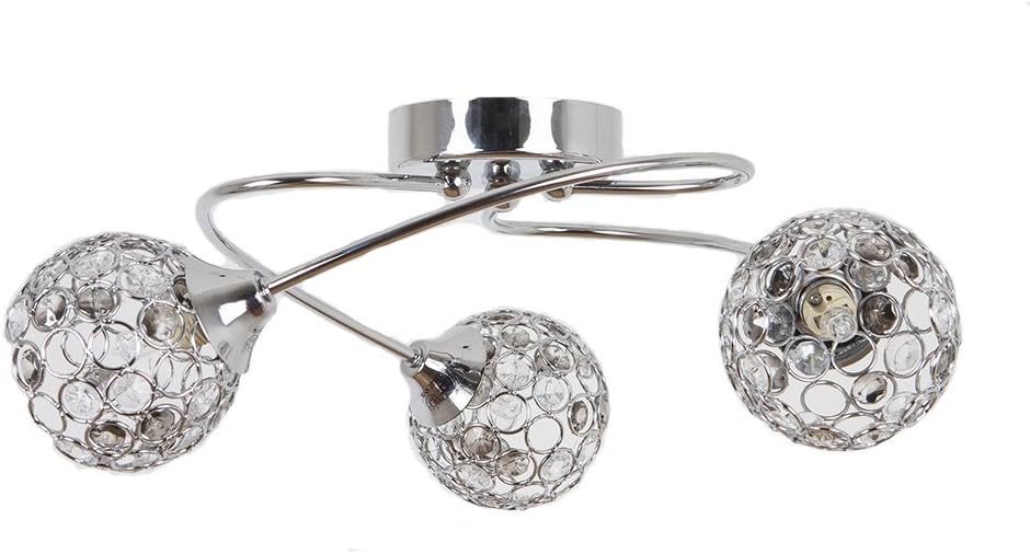 Bryn 3 Light Ceiling Light Polished Chrome