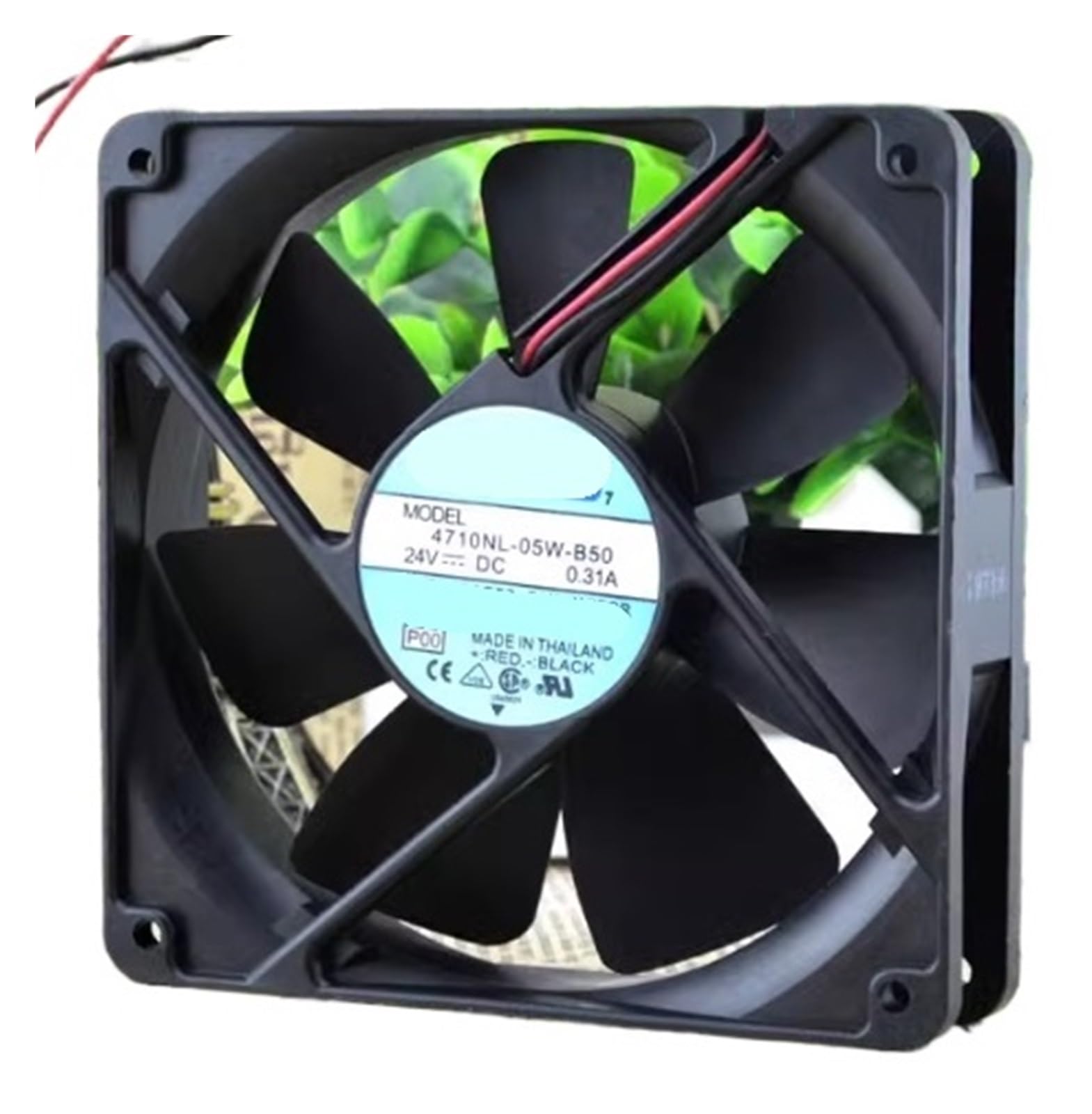 YMUGUEGH 12CM Inverter Fan 12025 24V 0.31A 4710NL-05W-B50 Two wires