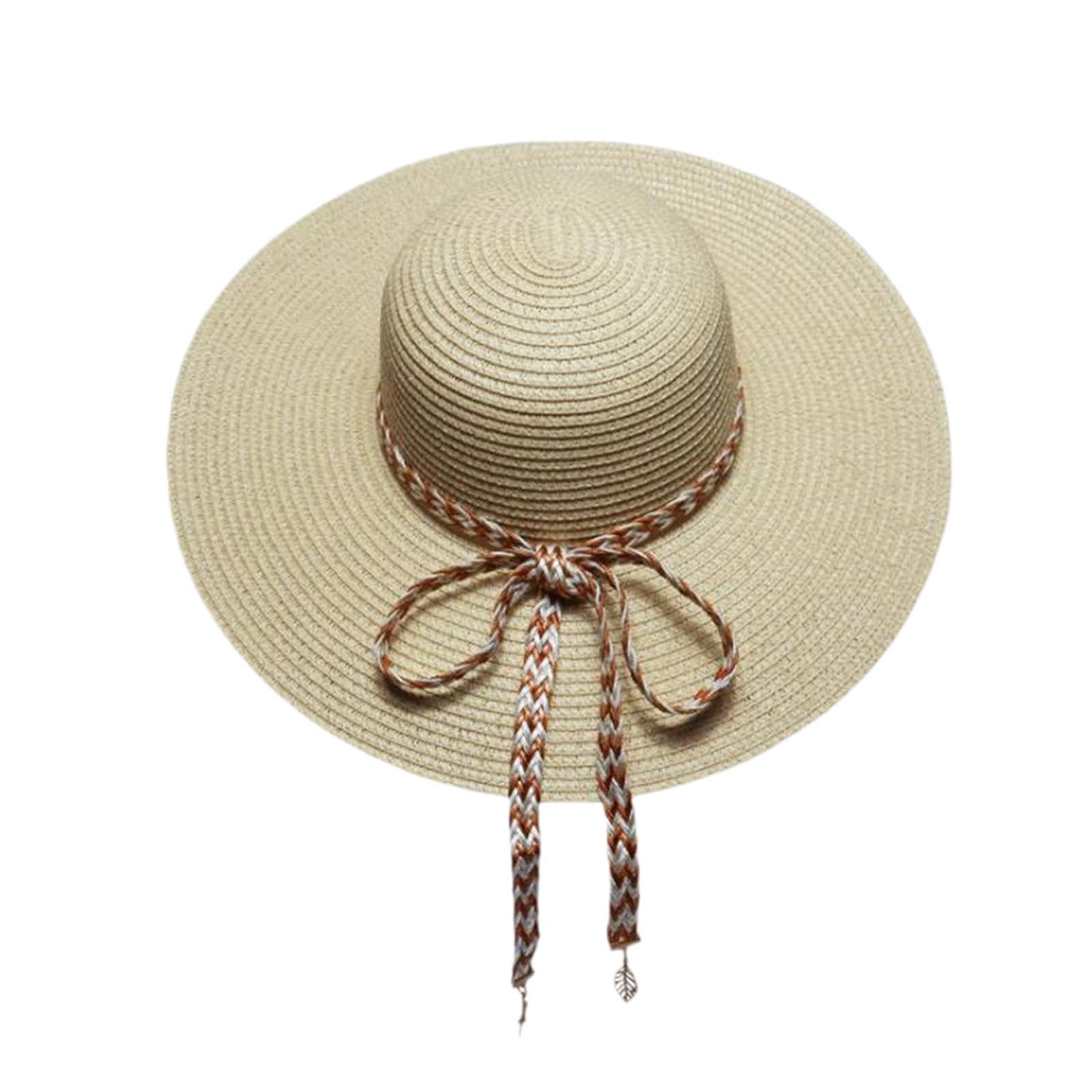 Merishopp Women Sun Hat Lady Sun Protection Versatile Sunhat for Outdoor Street Dating Khaki | Clothing, Shoes & Accessories | Womens Accessories | Hats-picture-2