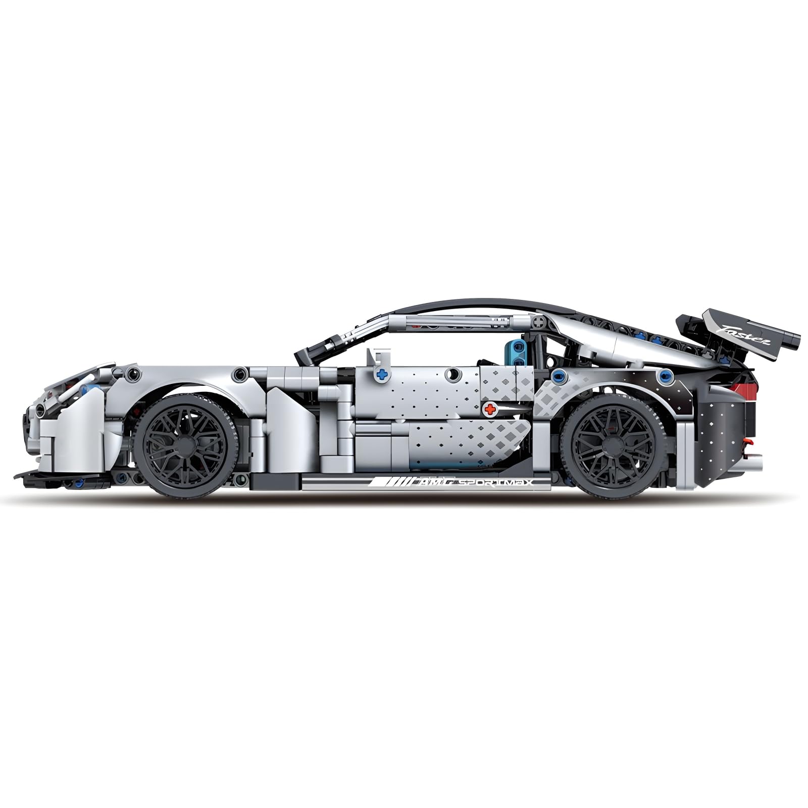Bloques de sujeción para coche 1:14 Supersportwagen Bloques de sujeción Juguetes | 1310 piezas Speed Sports Car Maqueta de Coche de Carreras Bloques de Construcción Modelo Hogar Decoración Regalo para Adultos