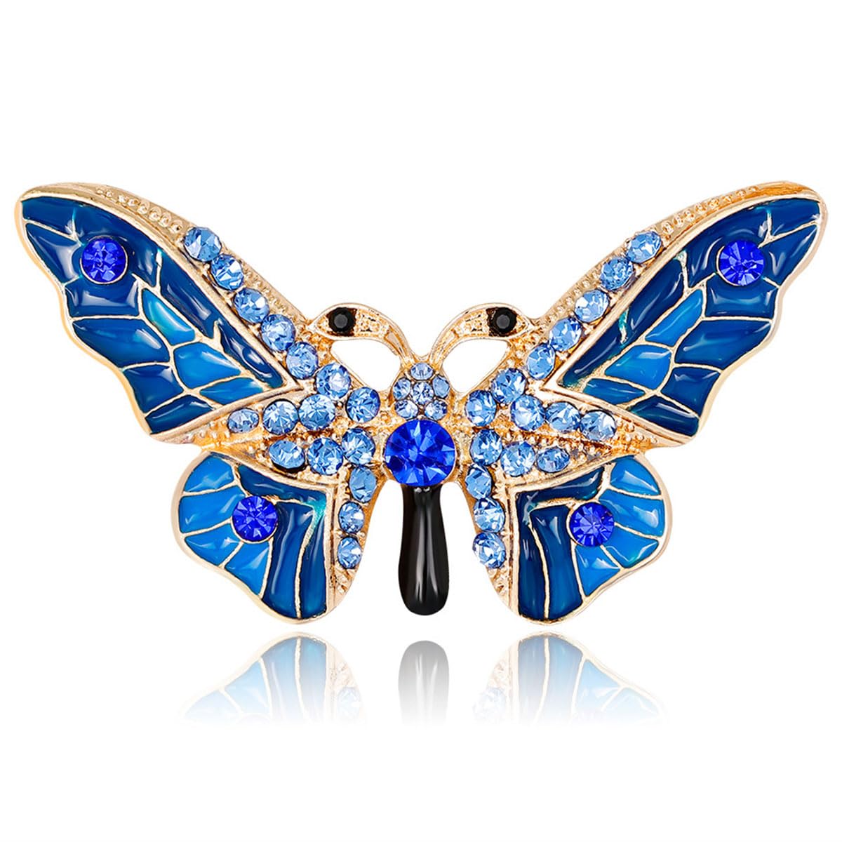 FAIRYGATE Anti Exposure Fixed Brooches Women Unisex Vintage Rhinestone Office Party Brooch Pins Lapel Pin Dress Suit Accessories Boutonniere — view 47