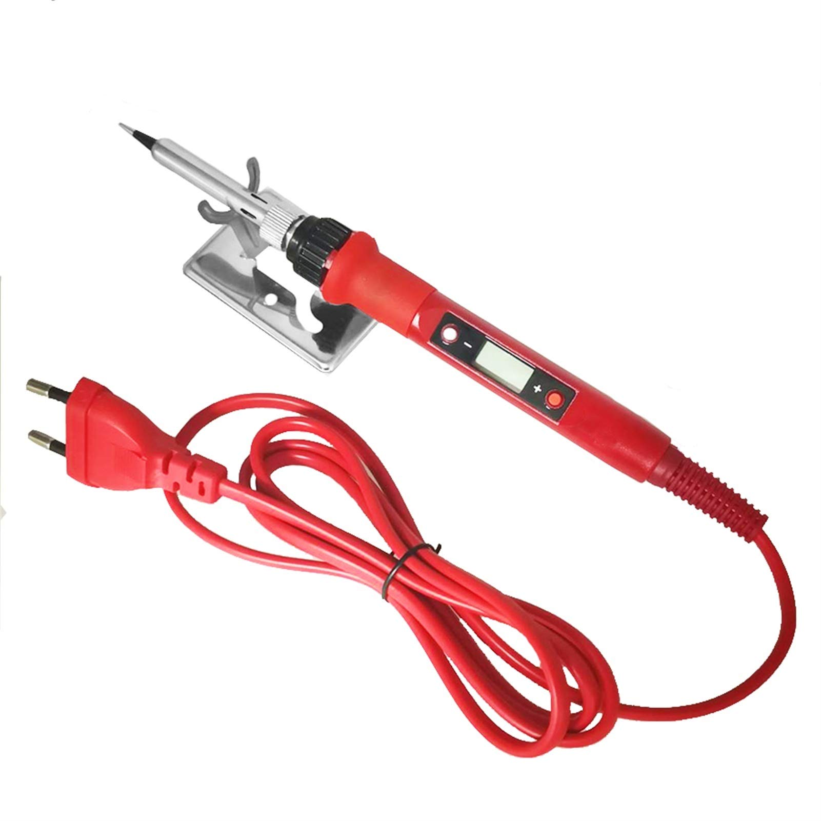 kit saldatore Staion del ferro da saldatura del saldatore del saldatore elettrico digitale 80W della saldatura con la borsa del flusso della pasta di saldatura Suggerimenti per le punte del flusso del