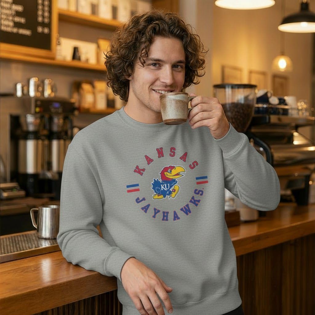 NCAA Officially Licensed Apparel College Team Color Unisex Sweatshirt Logo icon - Image 5