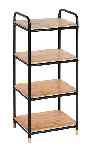 WENKO Étagère Loft, 4 Niveaux - Étagère de Salle de