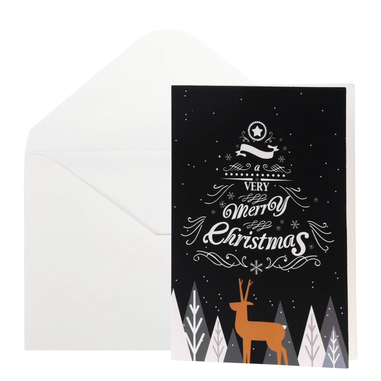 Amazon | クリスマスカード 12枚セット クリスマス メッセージカード 