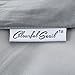 Colourful Snail 100-Percent Cotton Duvet Cover Set, Hidden Zipper Closure, Ultra Soft, Easy Care and Durable, Simple Bedding Style, Queen/Full, Grey (Comforter Not Included)