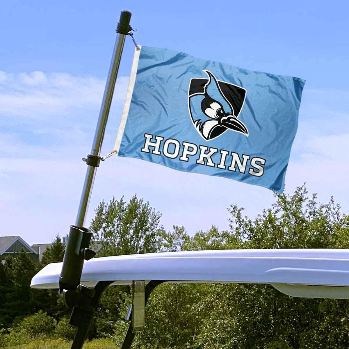 Johns Hopkins Blue Jays Boat and Nautical Flag