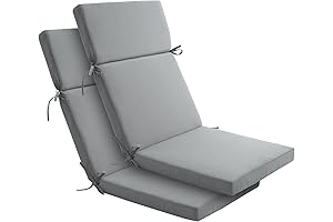 Enipate 2 Pack Outdoor High Back Cushion For Adirondack Chair Set