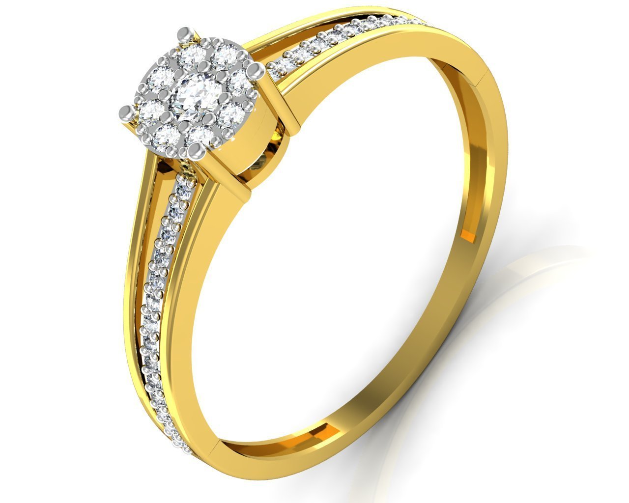 avsar 14k (585) Yellow Gold Ring-picture-32