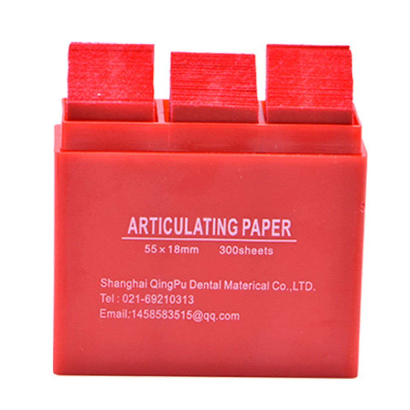 Tsuchiya Mordida Dental Papel Articulado 300 Hojas Alta Sensibilidad Ajuste Oclusal