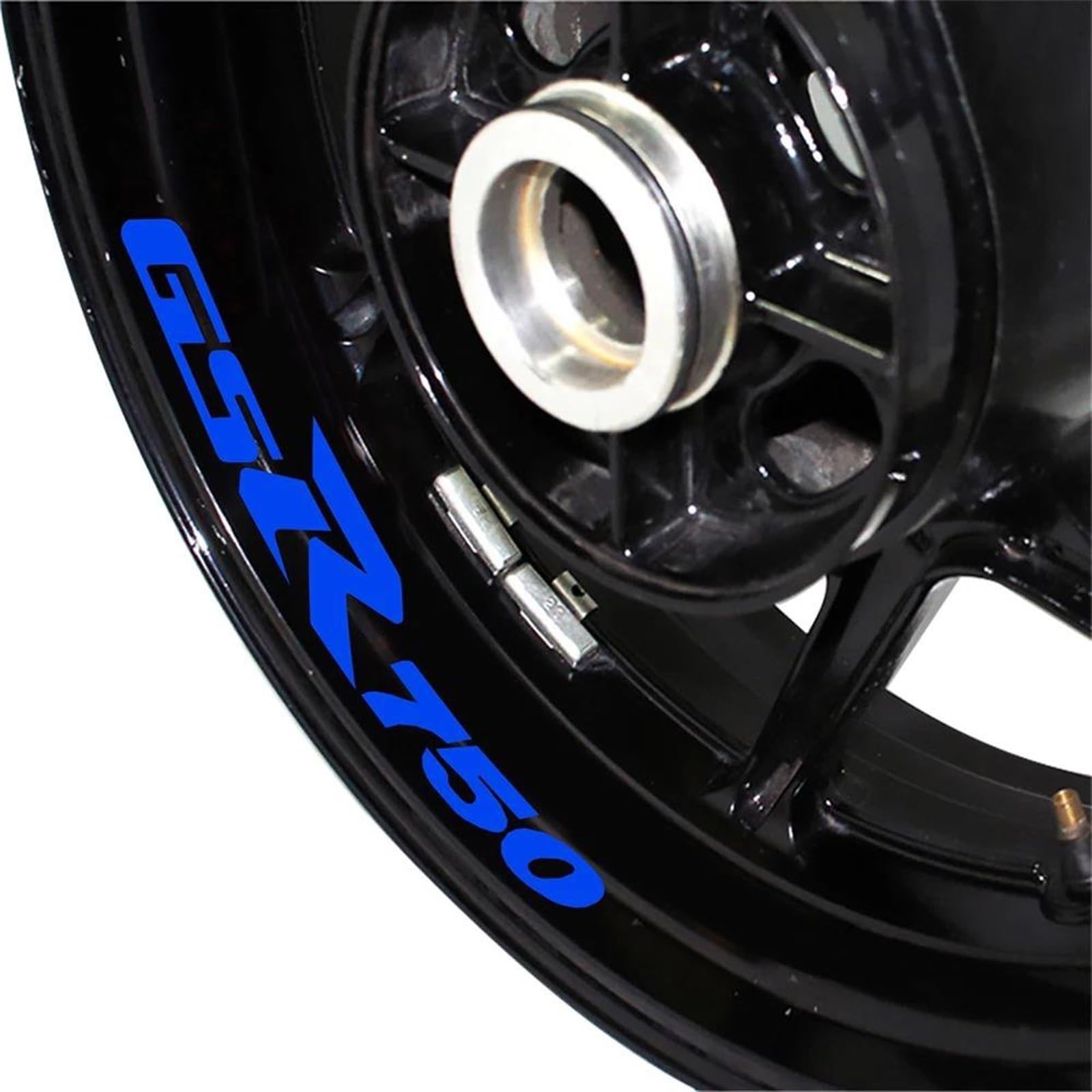 Stickers Motorcycle Accessories Wheel Stickers Reflective Decals Rims for Suzuki GSR750 GSR 750(Style 3)