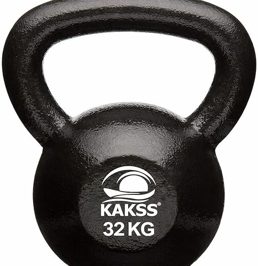 KAKSS Cast Iron Kettle Bell for Strength and Conditioning/ Fitness for Home Gym
