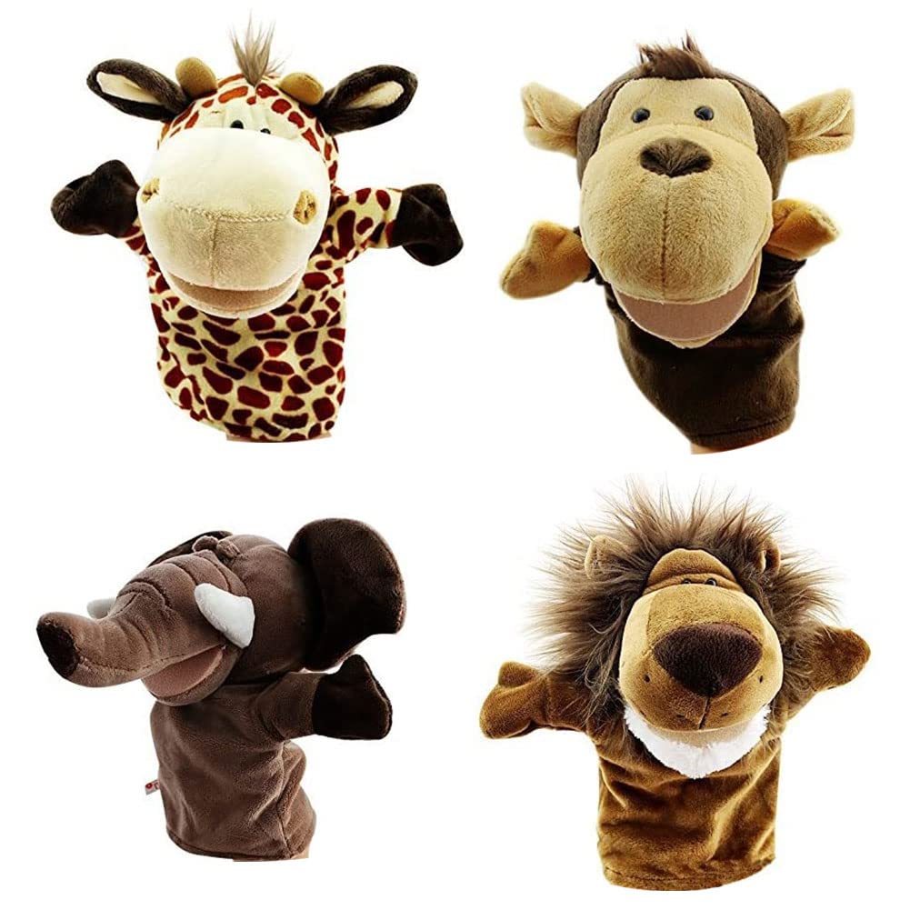 Buy Hand Puppets,Animal Hand Puppets Set Zoo Theme Puppets Dolls Soft