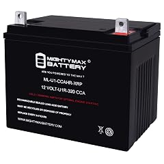 Mighty Max Battery ML-U1R-CCAHR 12V 320CCA Replacement Battery Compatible with Husqvarna LGT2654 U1R Lawn Mower
