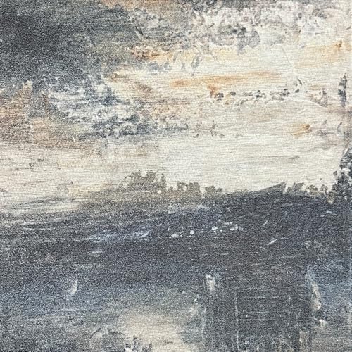 Image of Urban Space Digital Printed Premium Chenille Floor Carpet Mat for Bedroom, Living Room, Super Soft Rug with Anti-Skid Backing, Modern Distressed Design (2ft x 3ft, ACR004)