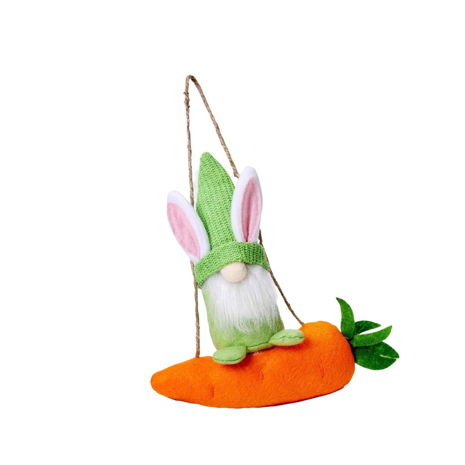 Easter Hare Carrot Toy Hanging Ornament Dwarf Doll Spring Festival Decoration for Mantels Door Easter Conies Decoration
