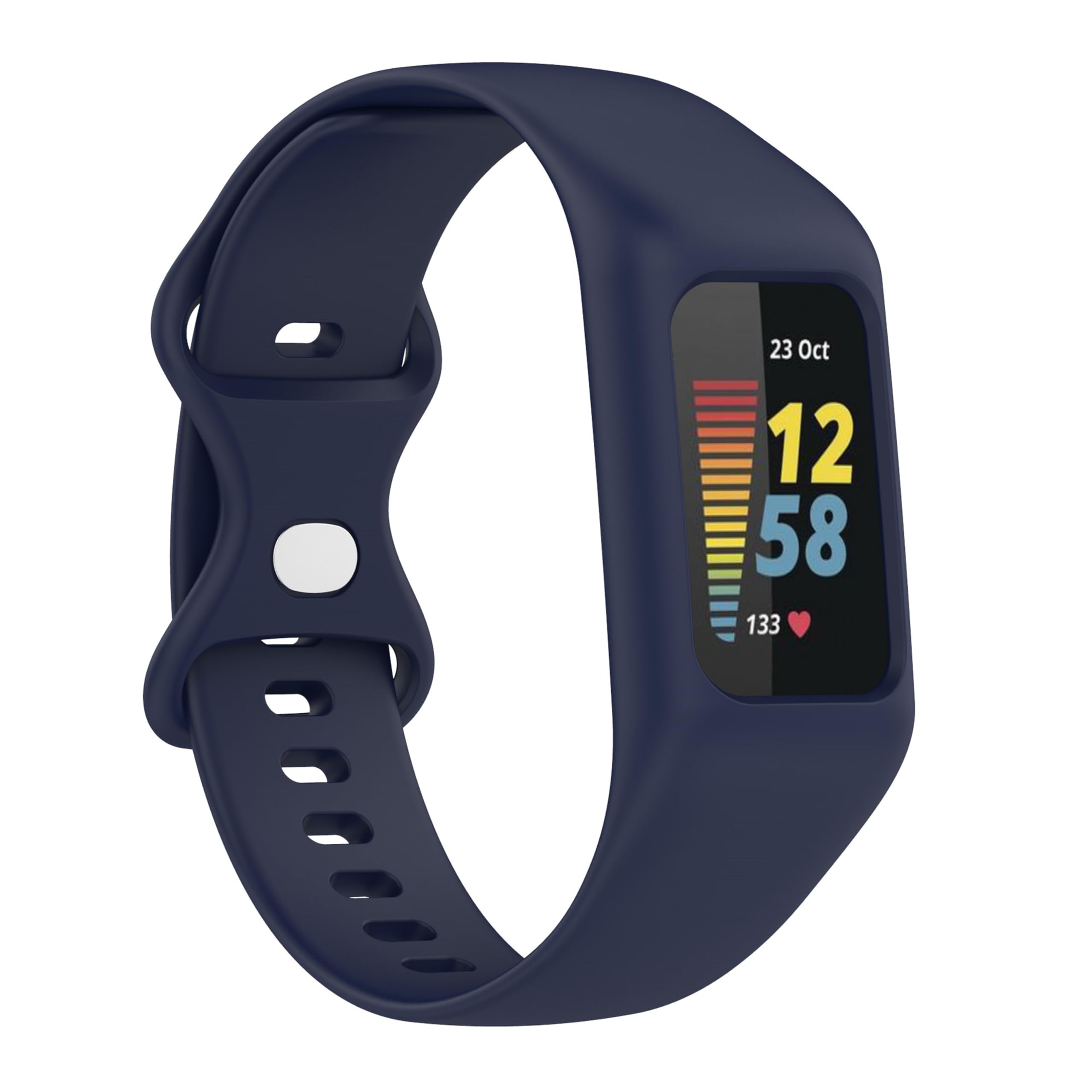 CZhkg Bracelet for Fitbit Charge 5 4 3 Strap, Replacement Smart Watch band,Silicone Armband Sport Band,Quick Release Wristband Bracelet,Watch Straps For Fitbit Charge 5/Charge 4/Charge 3 (blue1)