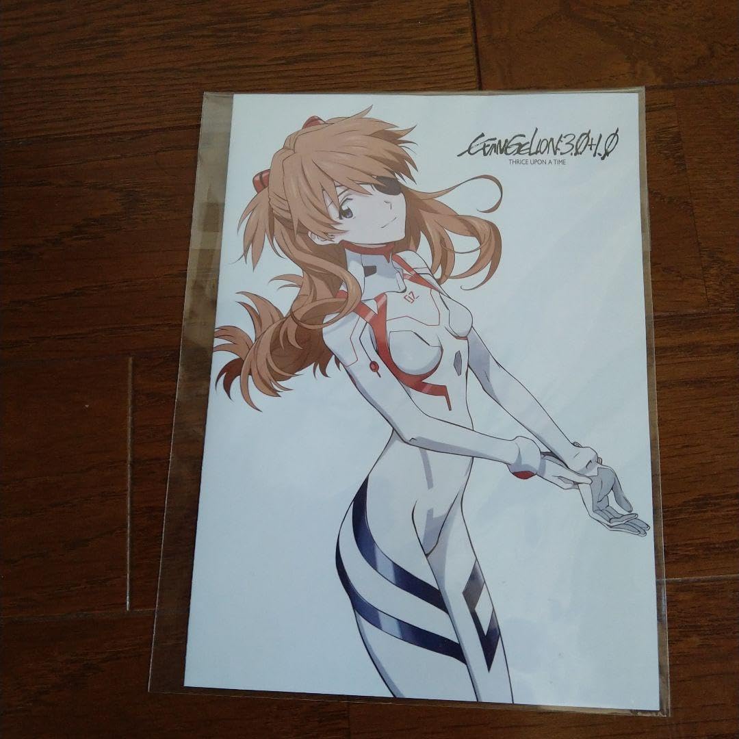 希少　エヴァ原作絵 4周年　特典カード　シンジカヲル　レイアスカマリ　集合 新世紀エヴァンゲリオン シンジ レイ アスカ マリ カヲル 1
