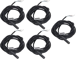 Deosdum 5Pcs Magnetic Sensor Switch Inductive ABS 2 Wire NO 100mA AC DC 5?240V