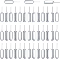 Vista 5 de Pipetas de postre de 0.1 fl oz, 60 pipetas de transferencia de plástico con gotero inyector líquido para magdalenas fresas (60)