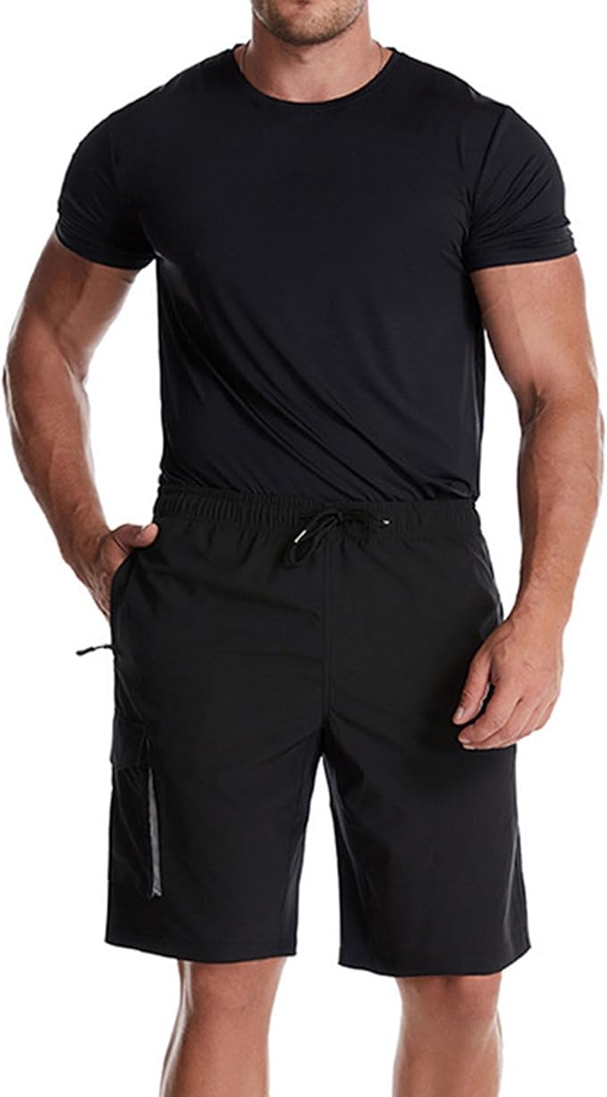 Shorts de ciclismo para hombre con bolsillos y secado rápido miniatura 4