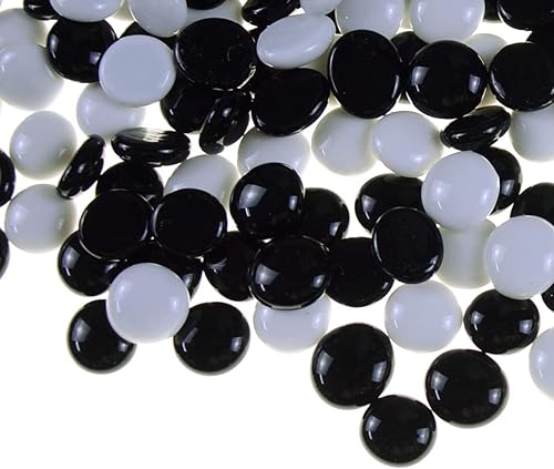 Miniatura 9 de Mármoles de vidrio planos, gemas, piedras, cuentas para decoración del hogar, jarrón, mesa, dispersa, manualidades, acuario, 2 libras (0.669-0.787