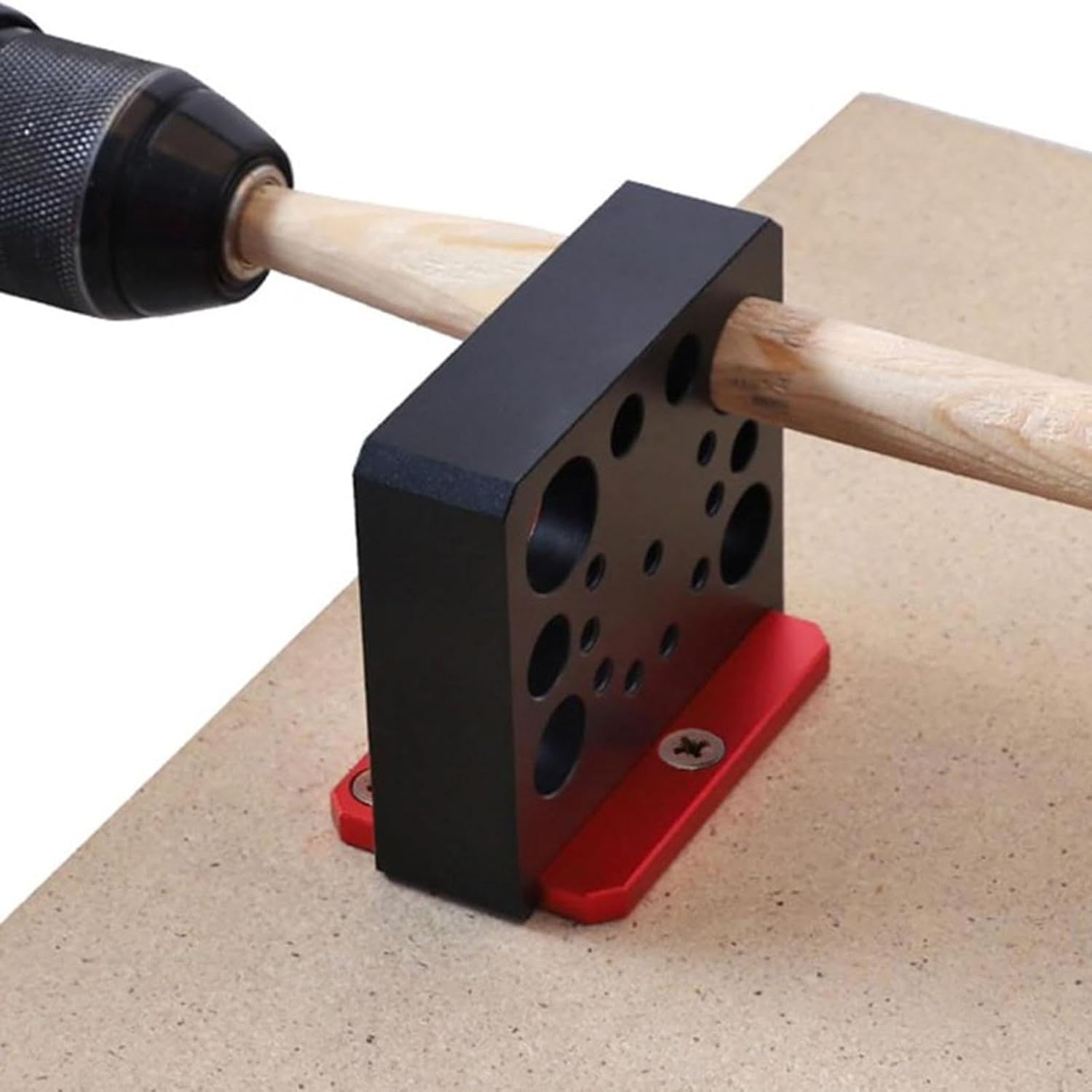 ATORSE™ Dowel Maker Jig Wear Resistant 8 Holes Aluminum Alloy Adjustable Dowel Maker|Home & Garden | Tools | Power Tools | Drill Bits