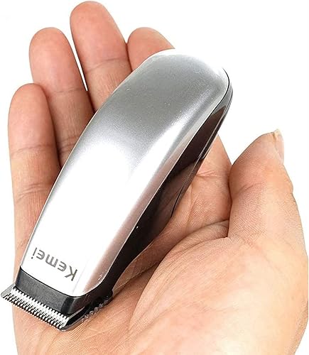 KEMEI Mini Clippers Trimmer Groomer Kit de corte de pelo inalámbrico Tijeras de peinado con acero inoxidable