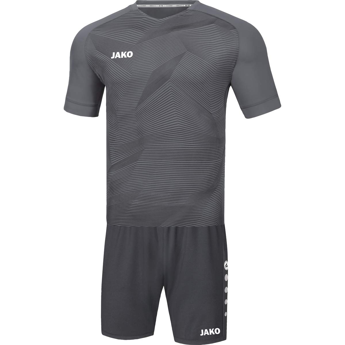 JAKO Men's Premium KA Shirt, Stone Grey, S - Image 2