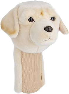 Headcovers Lab Driver Headcover Dog Golf Club Head Covers Funny Golf Club Covers Animals Plush Driver Headcover Gift for Men Women
