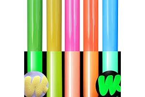 Glow in the Dark Iron On - Puff Vinyl Heat Transfer 3D HTV Vinyl Bundle