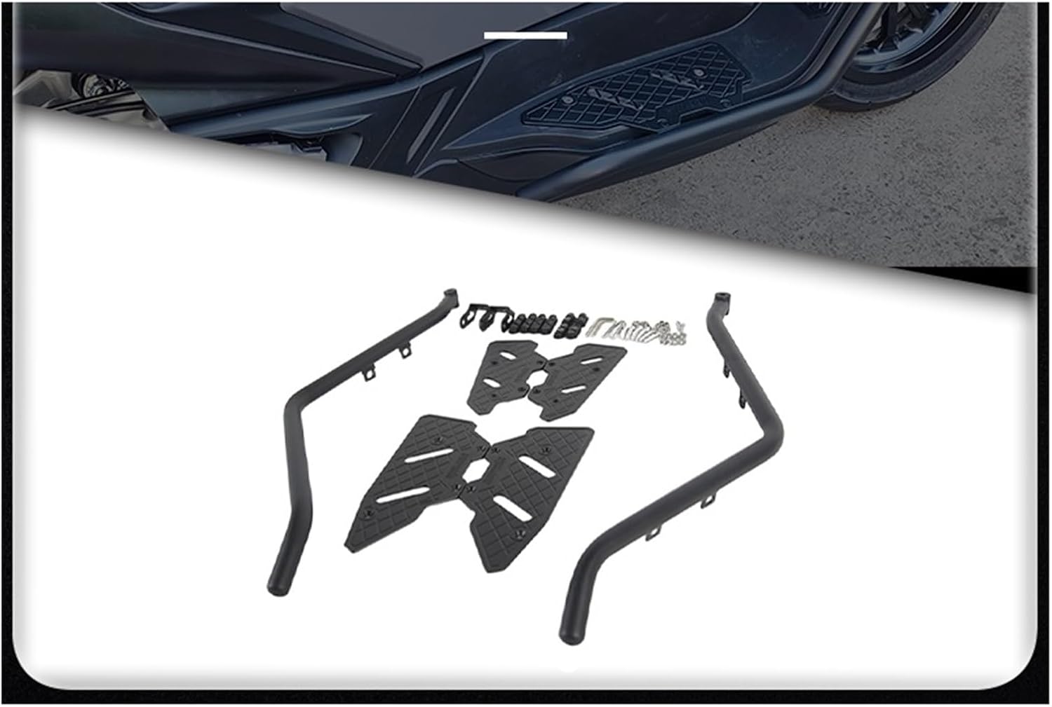 Motorcycle Engine Guard Crash Bar Frame Bumper Fairing Bars Fit For SYM CRUISYM400 Motorcycle accessories(Sliver)