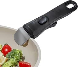 Universal Removable Handle for Stoves, Non-Slip Mastrad Removable Handle, Ingenio Handle, Heat Resistant 250°C Support 10kg Compatible with Most Kitchen Utensils