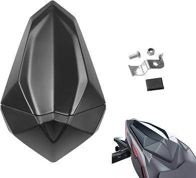 Motorcycle Rear Seat Cover Cowl Tail Cover Cowl Fairing Protector Compatible with Kawasaki Ninja 500 Z500 2024 2025 NINJA500 Passenger Pillion Tail Solo Seat Cowl Matte Black