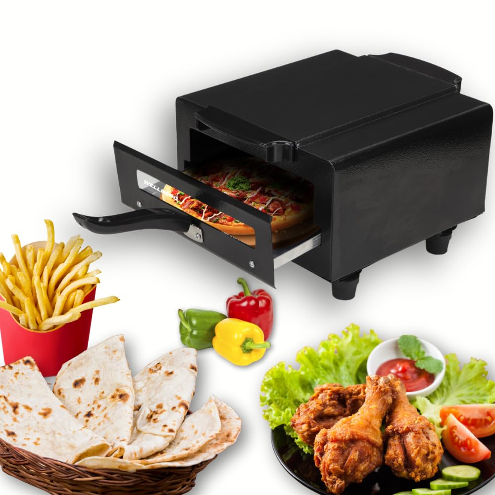 Wellberg Mini Electric Tandoor for Tandoori Vegetables & Seekh Kebabs | 10-Inch Compact Grill | Multi-Purpose Roasting, Baking & Grilling | Stainless Steel Heating | Easy to Clean-picture-34