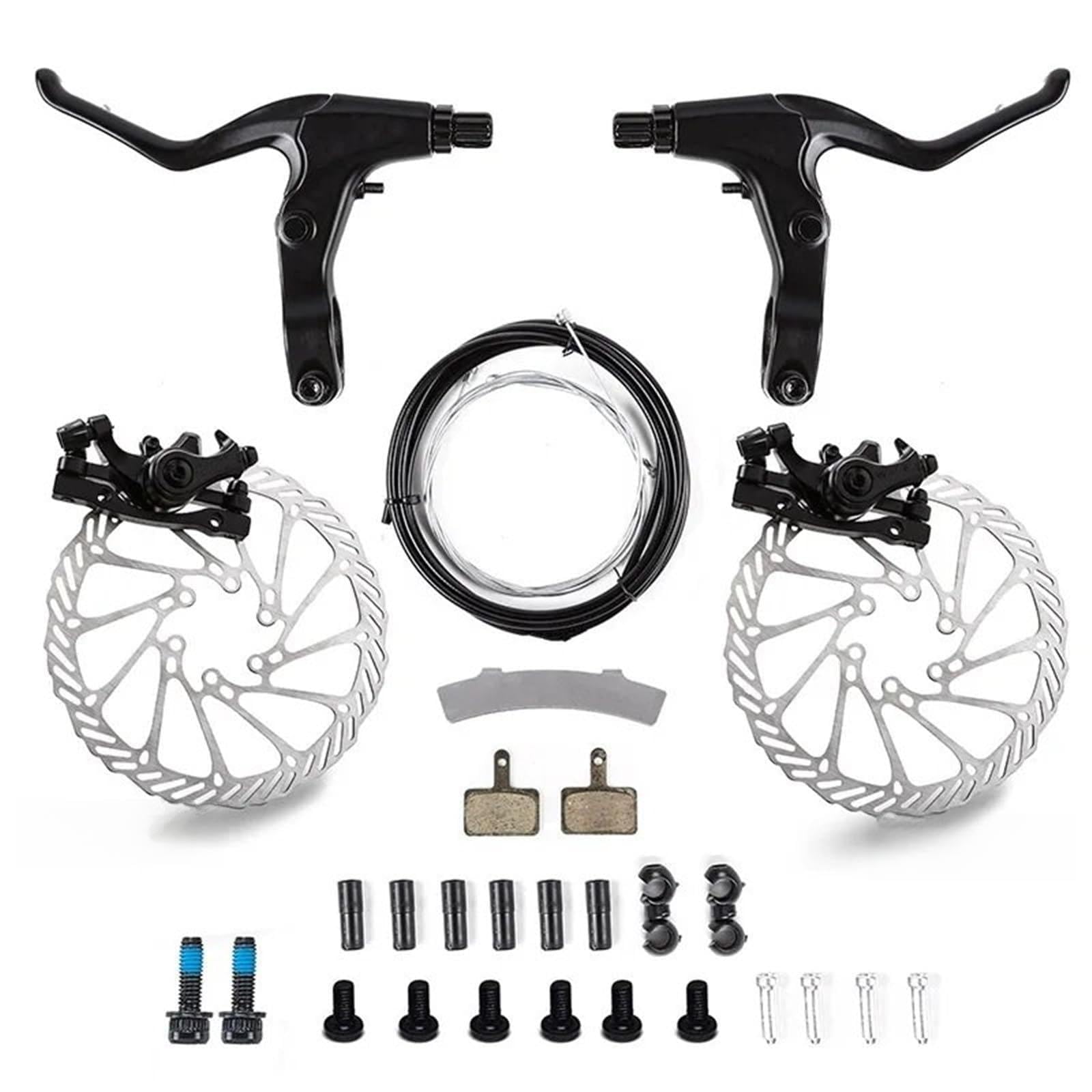 Zestaw mechanicznych hamulców tarczowych roweru górskiego Liniowy hamulec tarczowy MTB Zaciski hamulcowe 160 mm G3 Rotor Bęben HamulACcowy Rowerowy
