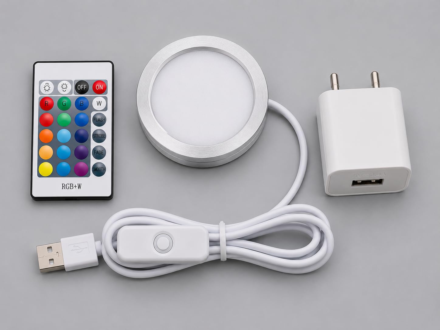 RGB Ultra-Slim USB Powered Aluminum Alloy Housing LED Lamp Kit for Bambu Lab 3D Printed DIY Accessory Printing Fan Parts Night Light (with 5v Adapter)-image-14