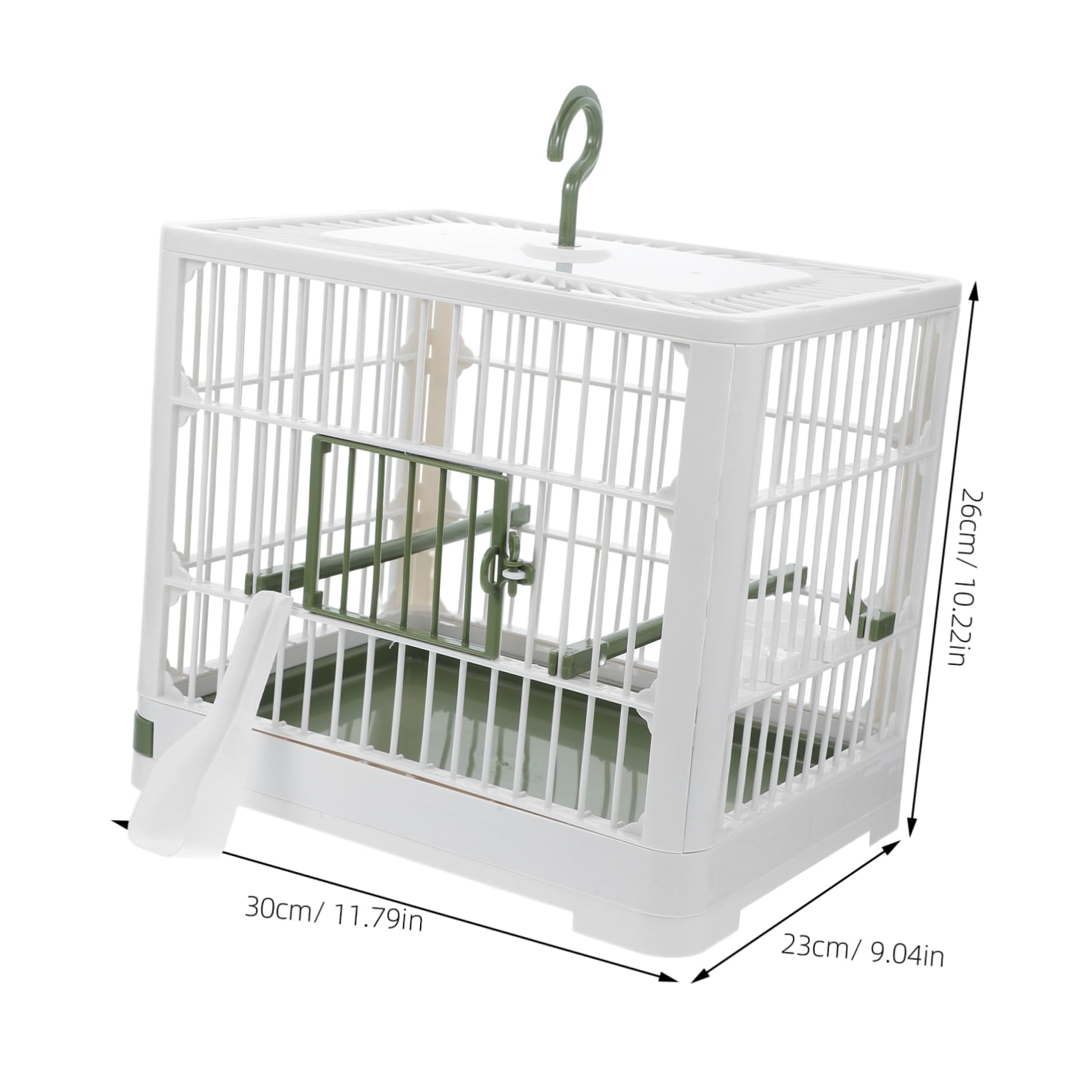 COLLBATH Hanging Bird Cage Stand for Parrots Lightweight Travel Cage Ventilation for Portable Use