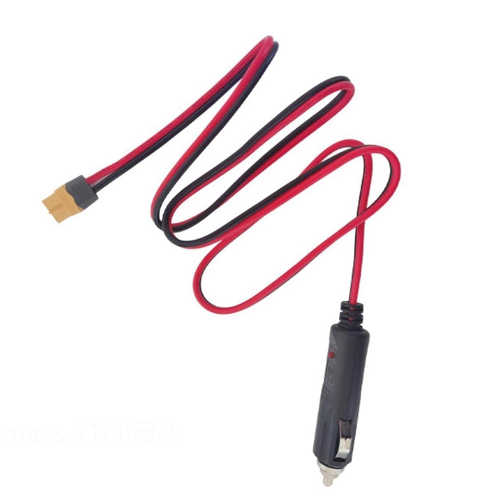 16AWG XT60 Female to Car Cigarette Lighter Plug Cable 100cm for Vehicles Car-image-24