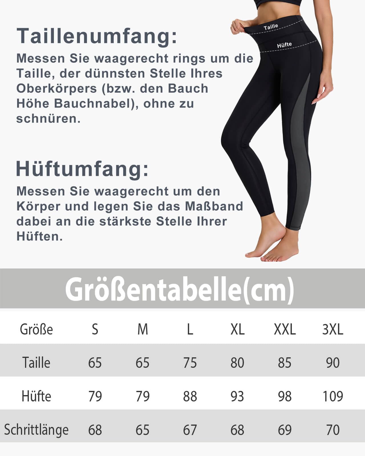 Legging de natation pour femme - Taille haute - Protection UV UPF 50+ - Séchage rapide - Résistant au chlore - Avec slip intérieur et poches