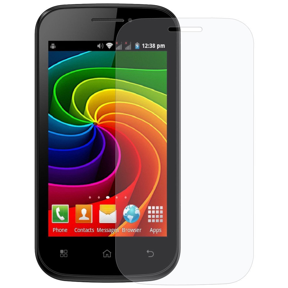 Amzer Kristal Clear Screen Protector Scratch Guard Shield for Micromax Ninja A89 - Retail Packaging - Clear