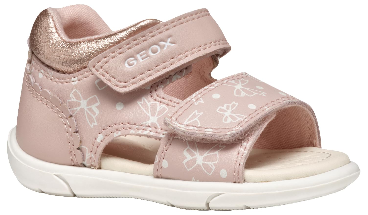 Geox Baby B Sandal ZAPITO Girl, Lt Rose, 7 UK Child