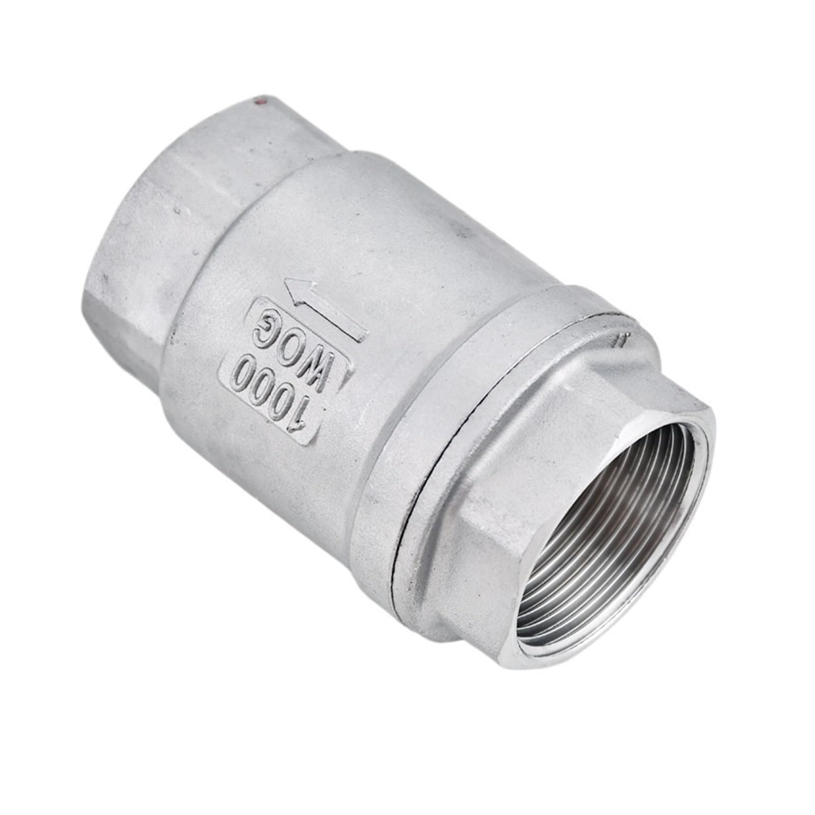 304 Stainless Steel Vertical Check Valve H12W-16P One-Way Valve Internal Thread Hard Seal Check Valve 4 Minutes 6 Minutes 1 inch(304-G3/4)