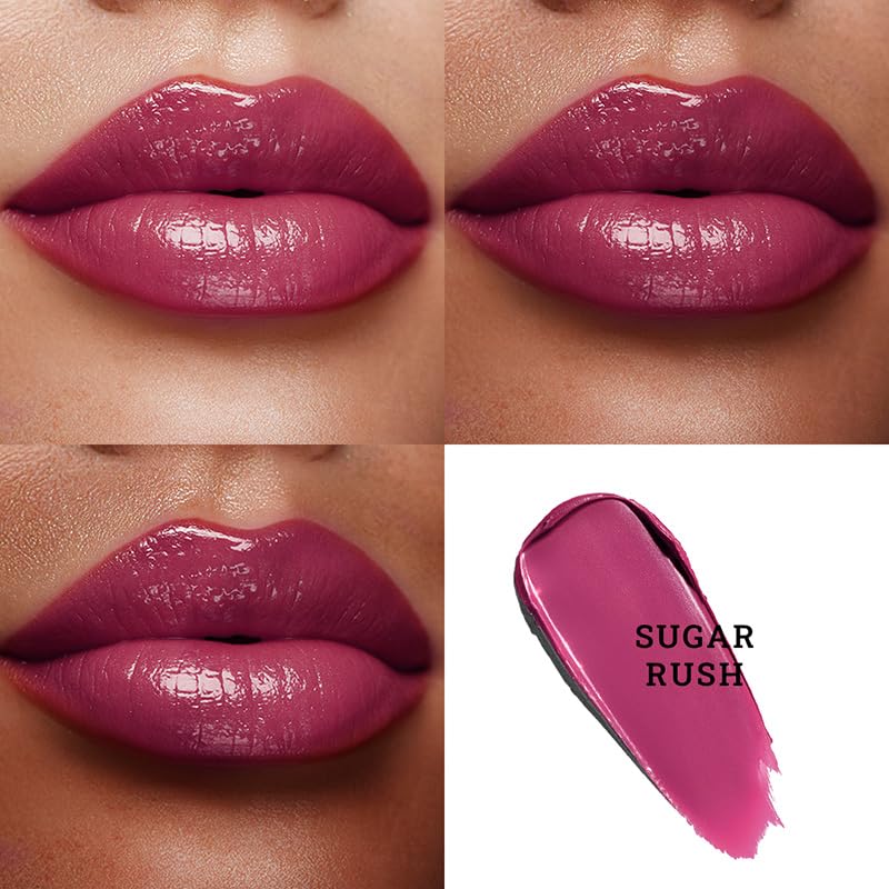 Image of Moisture Shine Satin Lipstick, Transfer-Proof, Sugar Rush, 4g