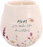 Vista 6 de Pavilion - Friend - Vela de cerámica de 8 onzas, vela perfumada de jazmín, regalos de feliz cumpleaños para mujeres, mejores amigas, mejores amigas