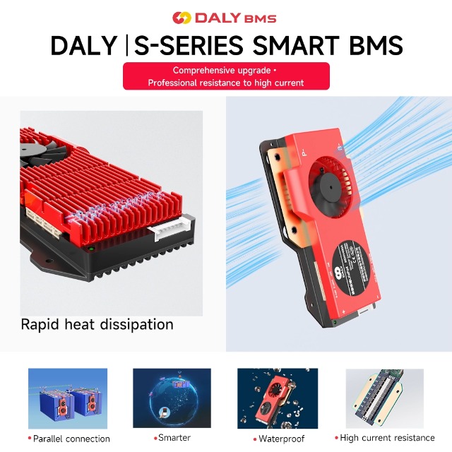 Amazon.com: DALY Smart 13S BMS 48V 500A with WiFi Module and CAN